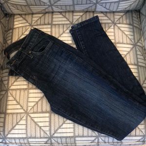 Dark denim